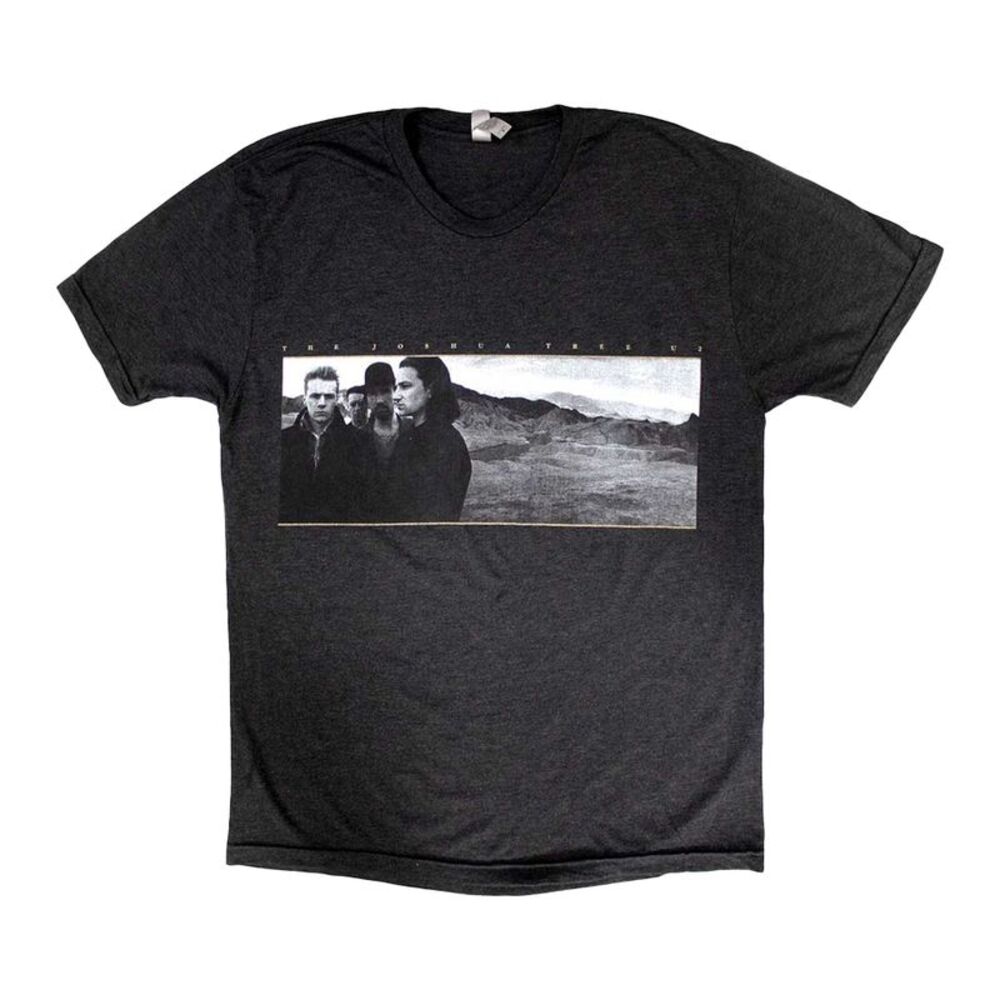 U2 Unisex Adult Joshua Tree Dates 2017 T-Shirt / Gray